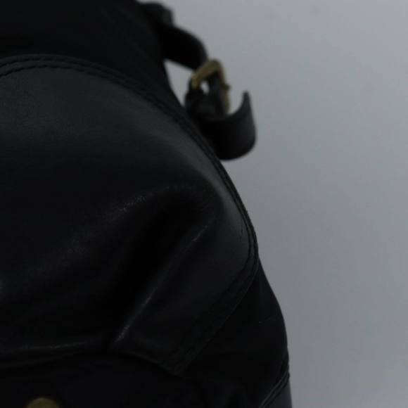 BURBERRY Blue Label Tote Bag Nylon Black Auth bs14565 - Picture 16 of 16